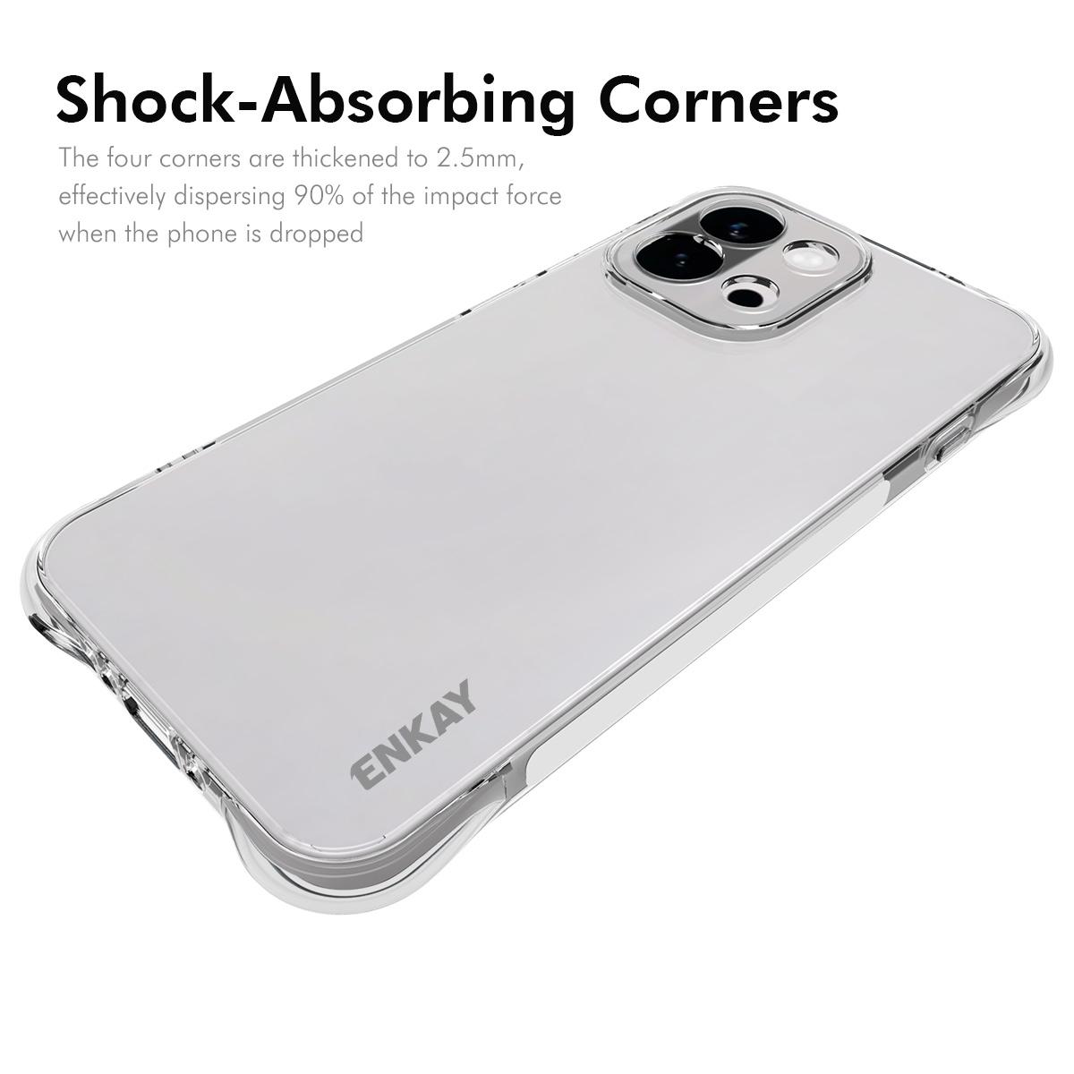 For OnePlus 13T 5G Clear Phone Case ENKAY HAT PRINCE Shockproof Anti-slip TPU Cover Transparent
For OnePlus 13T 5G Clear Phone Case ENKAY HAT PRINCE Shockproof Anti-slip TPU Cover Transparent
