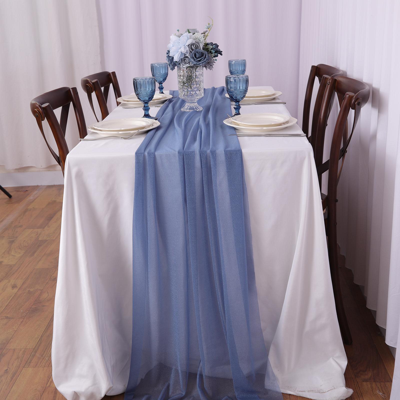 Sage Green Chiffon Table Runner, Sheer Wedding Runner, Romantic Rustic Table Runner for Wedding Christmas Table Decorations 30x180cm
Sage Green Chiffon Table Runner, Sheer Wedding Runner, Romantic Rustic Table Runner for Wedding Christmas Table Decorations 30x180cm
