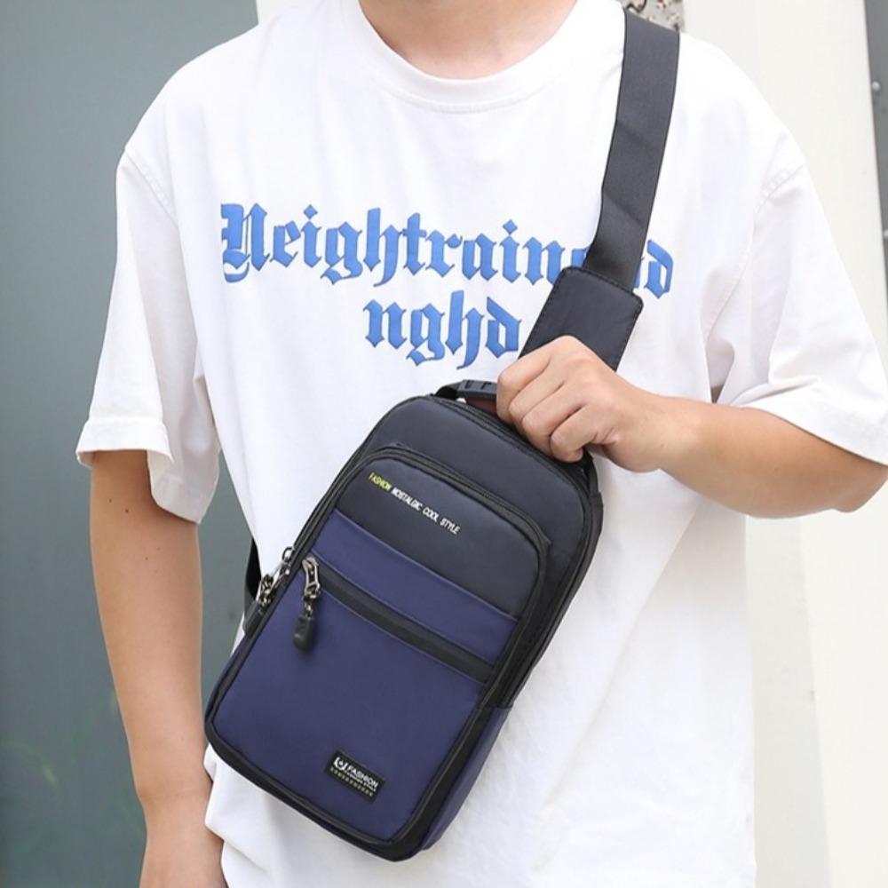 Oxford Cloth Crossbody Bag Large Capacity Sports Shoulder Bag Fashion Men s Chest Bag Outdoor чорний
Oxford Cloth Crossbody Bag Large Capacity Sports Shoulder Bag Fashion Men s Chest Bag Outdoor чорний
