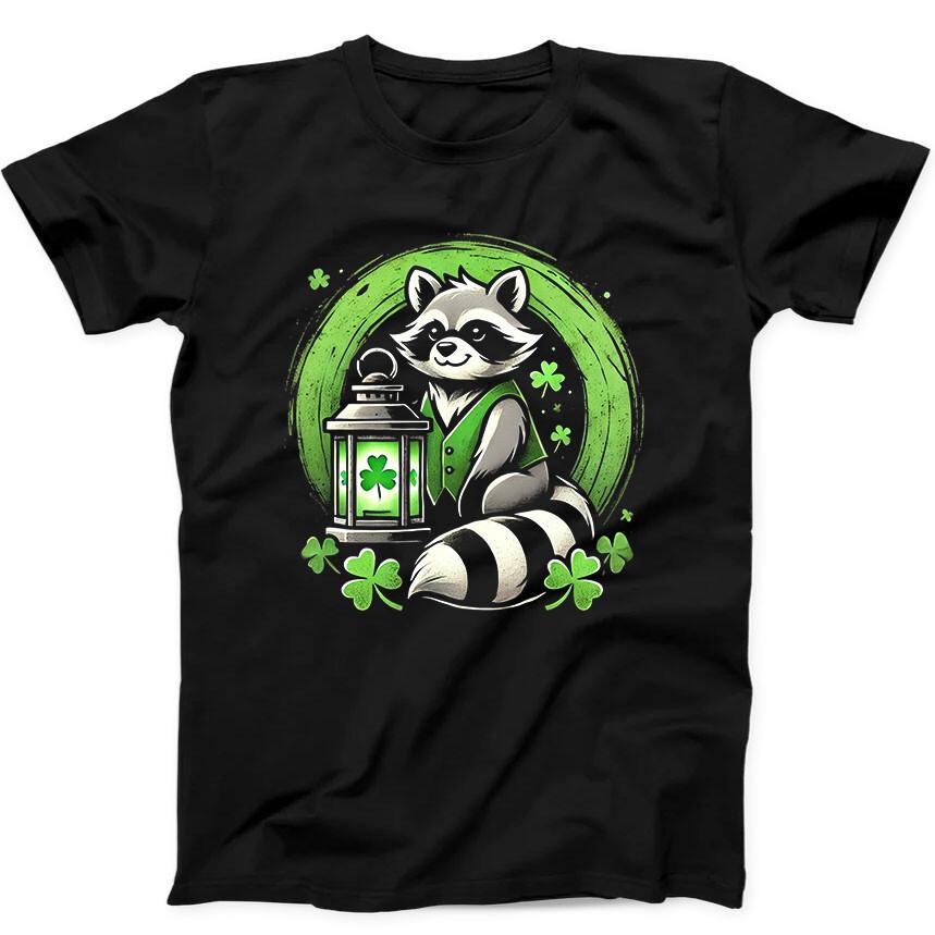 St. Patrick s Day Raccoon With Shamrock Lantern Funny Gift Black Tee T Shirt 367 L
St. Patrick s Day Raccoon With Shamrock Lantern Funny Gift Black Tee T Shirt 367 L