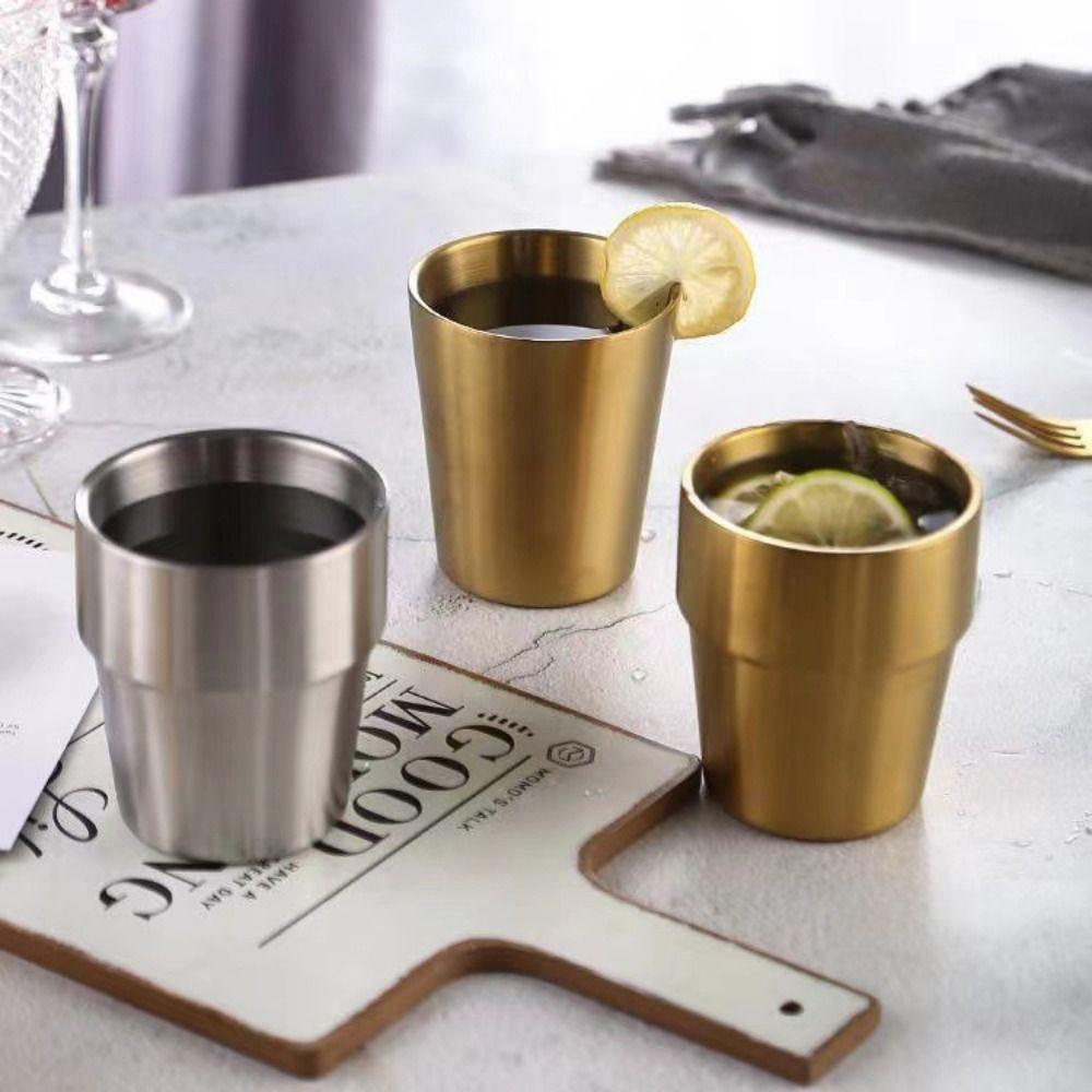 Frosted Tumbler Insulation Korean Style Barbecue Shop Beer Cup Drinking Mug Soju Mug Drinkware silver-A
Frosted Tumbler Insulation Korean Style Barbecue Shop Beer Cup Drinking Mug Soju Mug Drinkware silver-A