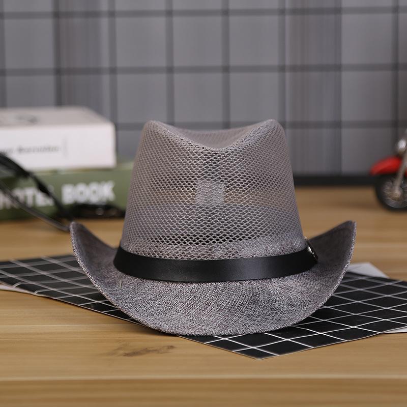 Men s Summer Cowboy Hat, Mesh Breathable Wide Brim Outdoor Travel Sun Cap, Western Style UV Protection M 56-58cm серый
Men s Summer Cowboy Hat, Mesh Breathable Wide Brim Outdoor Travel Sun Cap, Western Style UV Protection M 56-58cm серый