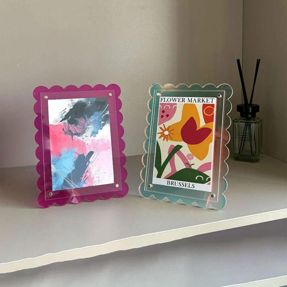 7-inch Picture Frames Desktop Display Photocard Holder DIY Photo Frame Office червоний
7-inch Picture Frames Desktop Display Photocard Holder DIY Photo Frame Office червоний