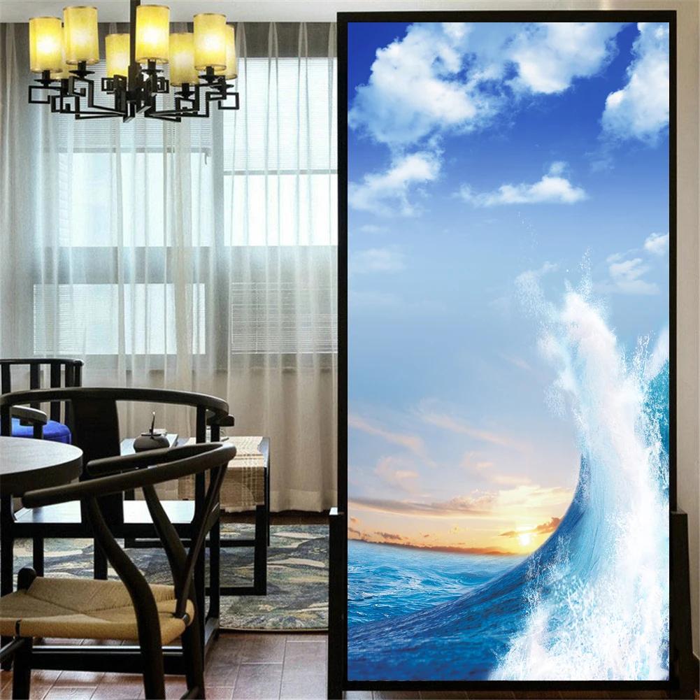 Static Cling Privacy Window Film Decorative Ocean Waves Window Coverings Glass Window Sticker 99B (as the picture,40x60cm WxH)
Static Cling Privacy Window Film Decorative Ocean Waves Window Coverings Glass Window Sticker 99B (as the picture,40x60cm WxH)