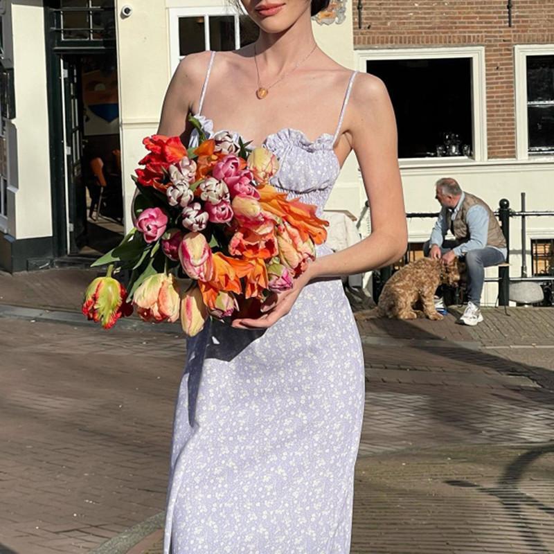 Женское летнее платье-халтер с цветочным принтом и глубоким вырезом на шнуровке, сексуальное, в стиле ретро, романтическое, повседневное L светло-фиолетовый
Женское летнее платье-халтер с цветочным принтом и глубоким вырезом на шнуровке, сексуальное, в стиле ретро, романтическое, повседневное L светло-фиолетовый