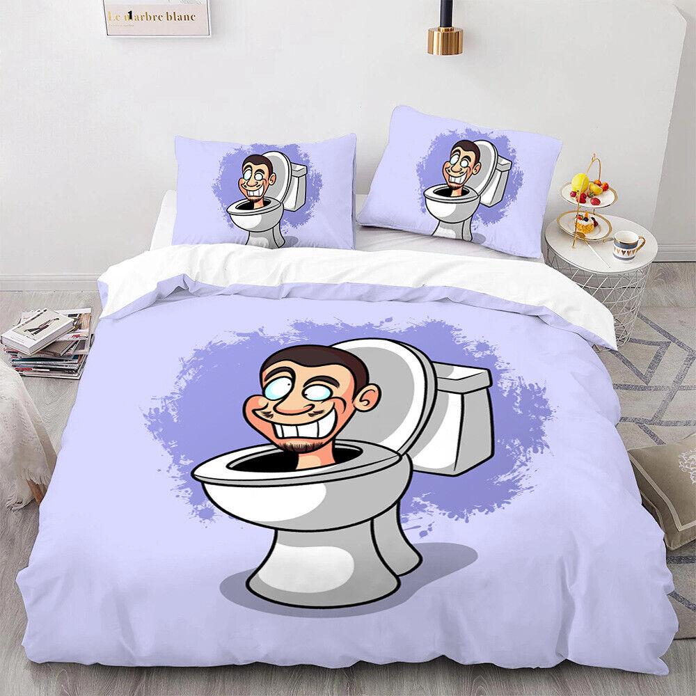 Horror Skibidi Туалет ТВ Человек Пододеяльник Призрак Лицо Постельное белье Наволочка Подарок Single 135x200cm
Horror Skibidi Туалет ТВ Человек Пододеяльник Призрак Лицо Постельное белье Наволочка Подарок Single 135x200cm