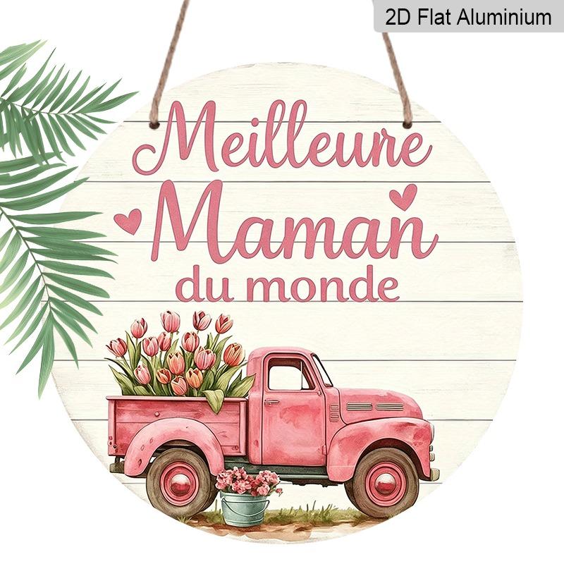 2D Flat Retro French-style Aluminum Wall Decoration, Available in Multiple Sizes. A Heartwarming Message for The World s Best Mom. Ideal for Home 20*20cm
2D Flat Retro French-style Aluminum Wall Decoration, Available in Multiple Sizes. A Heartwarming Message for The World s Best Mom. Ideal for Home 20*20cm