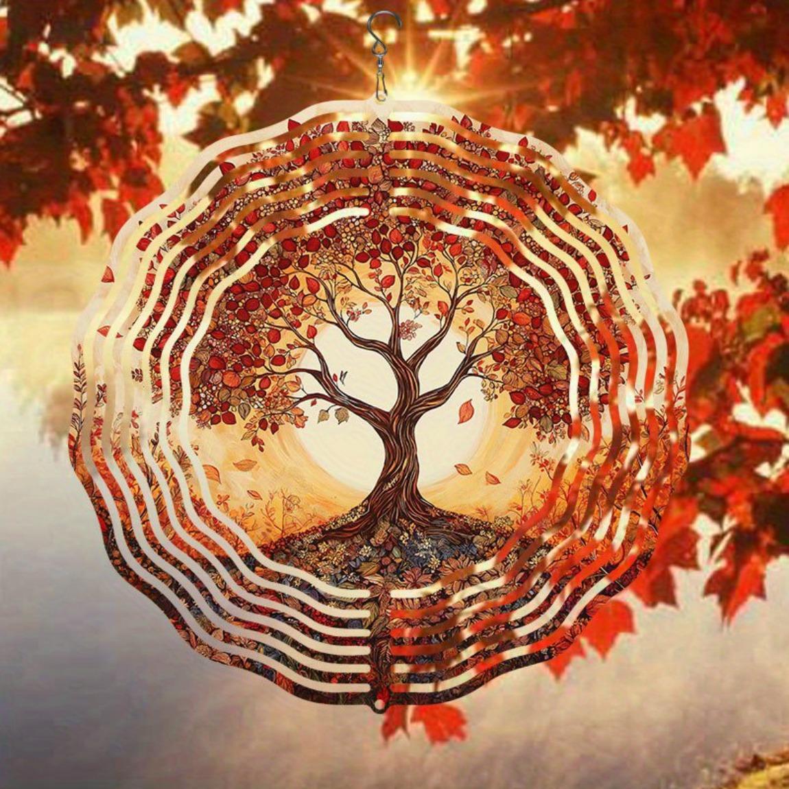 Red Maple Tree 3D Wind Spinner Metal Hanging Garden Decor for Outdoor Indoor Easy Installation No Power Needed Wind Sculpture
Red Maple Tree 3D Wind Spinner Metal Hanging Garden Decor for Outdoor Indoor Easy Installation No Power Needed Wind Sculpture