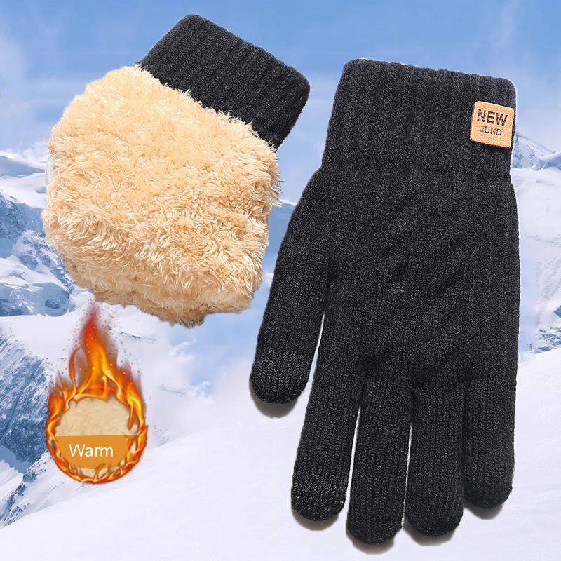 Men s Warm Full Finger Gloves Winter Gifts Touchscreen Plus Fleece Gloves Woman Thickening Wool Knitted Cycling Driving Gloves One Size чёрный
Men s Warm Full Finger Gloves Winter Gifts Touchscreen Plus Fleece Gloves Woman Thickening Wool Knitted Cycling Driving Gloves One Size чёрный