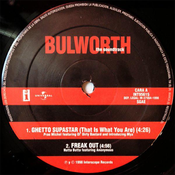 12inch Record VARIOUS - Bulworth The Soundtrack INT95615 Interscope Reco 1998 Spain Rap & Hip-Hop/R&B Used
12inch Record VARIOUS - Bulworth The Soundtrack INT95615 Interscope Reco 1998 Spain Rap & Hip-Hop/R&B Used