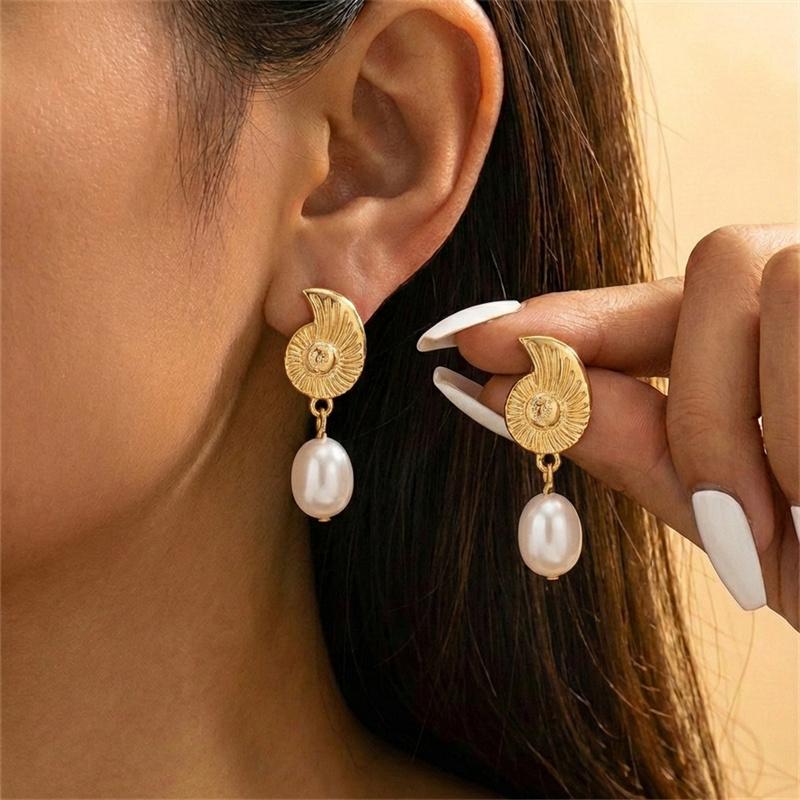 Boho Starfish Shell Asymmetric Dangle Earrings for Women Ocean Style Conch Scallop Pearl Earring Summer Beach Party Jewelry Gift
Boho Starfish Shell Asymmetric Dangle Earrings for Women Ocean Style Conch Scallop Pearl Earring Summer Beach Party Jewelry Gift