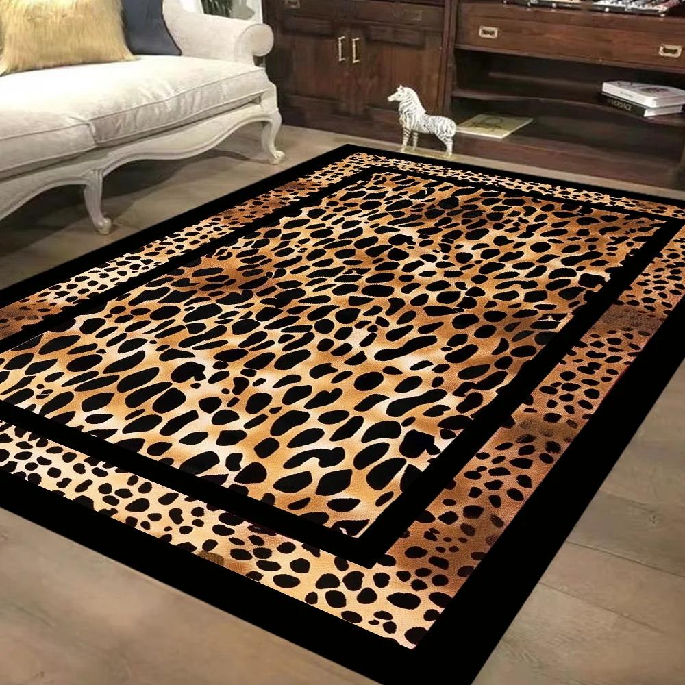 Nordic Style Leopard Decorative Rug for Living Room Large Area Soft Flannel Bedroom Carpet Non-slip Easy Cleaning Study Foot Mat 160*230cm
Nordic Style Leopard Decorative Rug for Living Room Large Area Soft Flannel Bedroom Carpet Non-slip Easy Cleaning Study Foot Mat 160*230cm