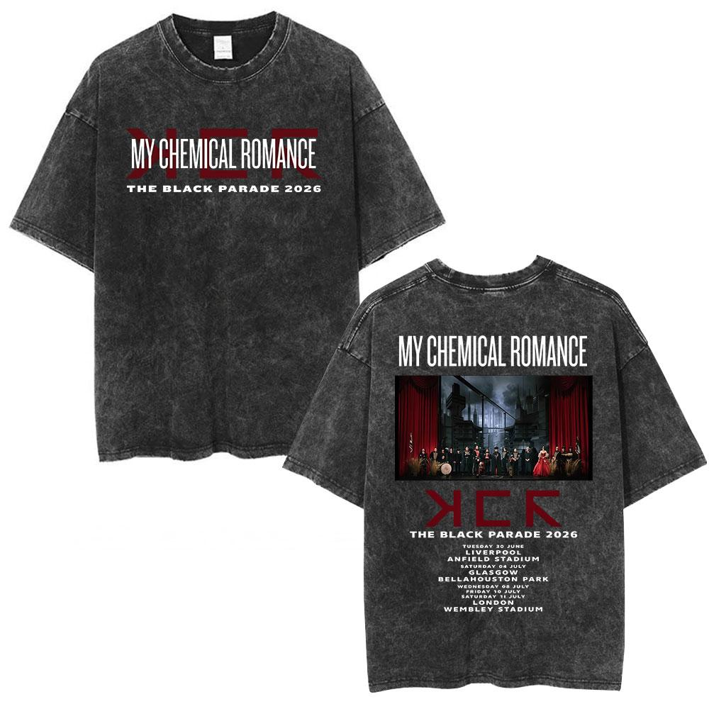 Rock Band My Chemical Romance Washed Tshirt The Black Parade Tour Fans Gifts Tshirts Mens Clothing Punk Gothic T Shirts S
Rock Band My Chemical Romance Washed Tshirt The Black Parade Tour Fans Gifts Tshirts Mens Clothing Punk Gothic T Shirts S