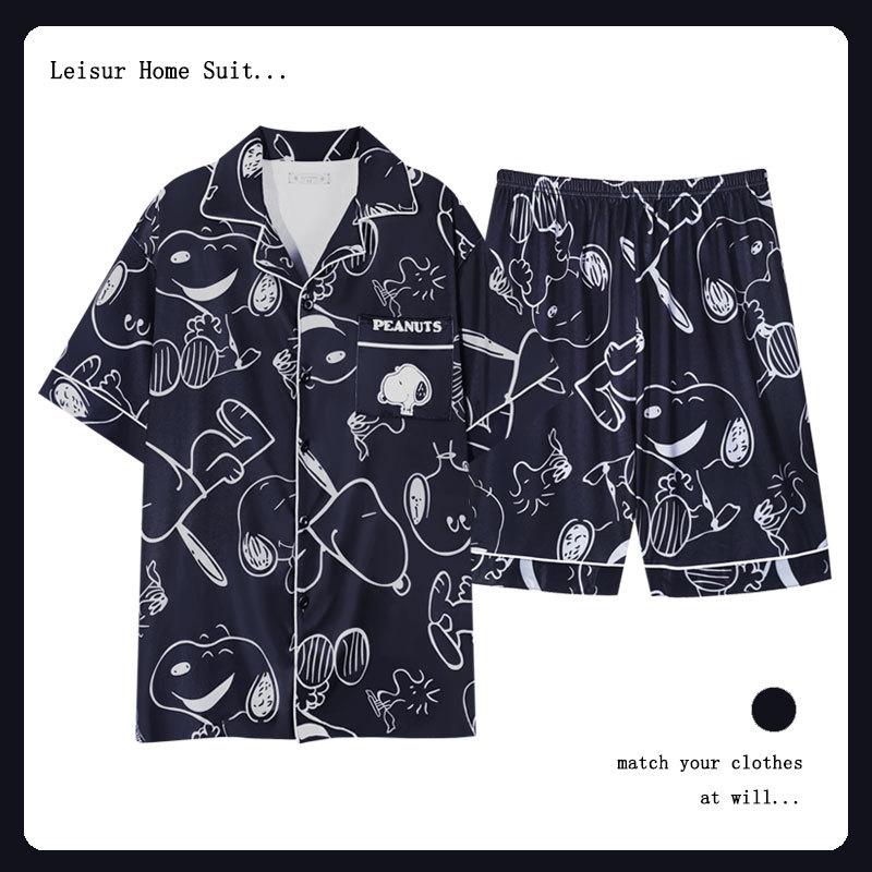 Snoopy couple pajamas summer cotton short-sleeved shorts set men and women cartoon cute loungewear can be worn outside male l size ( 50-60kg )
Snoopy couple pajamas summer cotton short-sleeved shorts set men and women cartoon cute loungewear can be worn outside male l size ( 50-60kg )