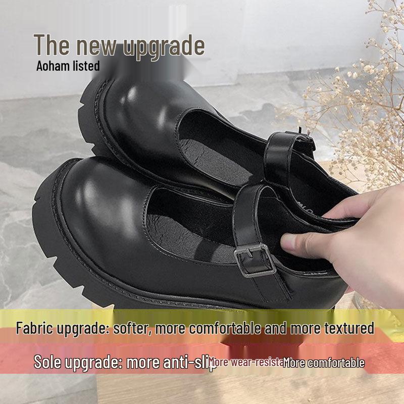 2024 Autumn Women s Mary Jane Leather Shoes - Sweet, Cool French-Japanese Academy Style with Thick Soles; Perfect for Pairing with Skirts. 37
2024 Autumn Women s Mary Jane Leather Shoes - Sweet, Cool French-Japanese Academy Style with Thick Soles; Perfect for Pairing with Skirts. 37
