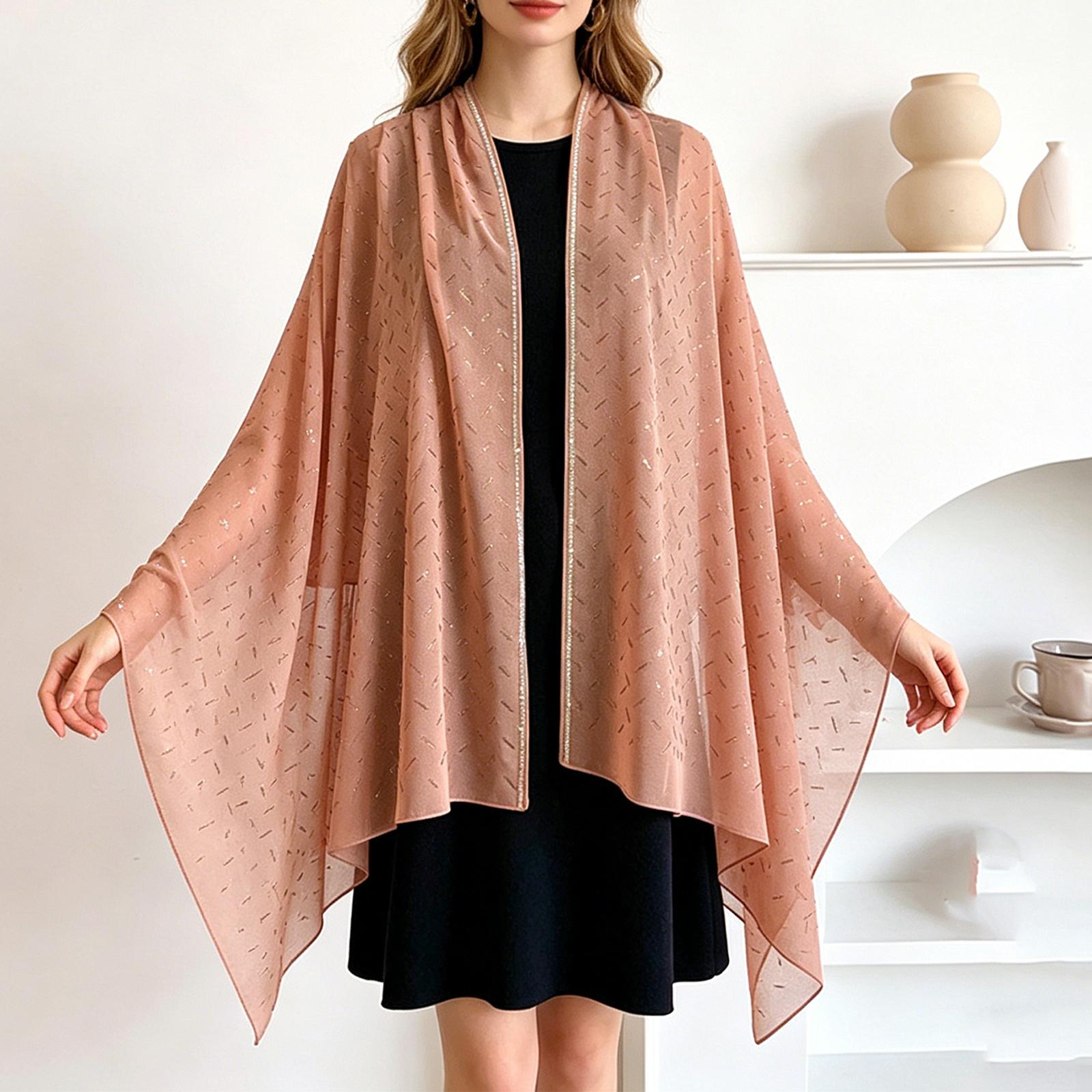 Women’s Fashion Versatile Long Sheer Scarf with Detailing Lightweight Shawl Headscarf Wrap Accessory One Size
Women’s Fashion Versatile Long Sheer Scarf with Detailing Lightweight Shawl Headscarf Wrap Accessory One Size