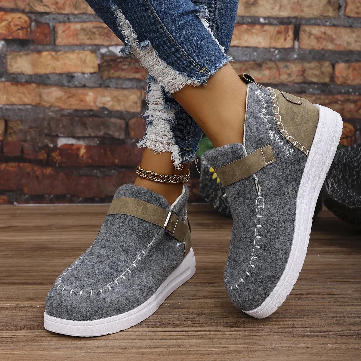Fashion Flat Suede Belt Buckle Sneakers for Women Autumn Lace Up Platform Sports Shoes Woman Lightweight Non Slip Casual Shoes 43 сірий колір
Fashion Flat Suede Belt Buckle Sneakers for Women Autumn Lace Up Platform Sports Shoes Woman Lightweight Non Slip Casual Shoes 43 сірий колір