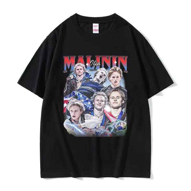 2026 Champions Ilia Malinin Ice Skating Graphic T Shirt Unisexs Fashion Vintage Tshirts pure Cotton Tshirt Streetwear S
2026 Champions Ilia Malinin Ice Skating Graphic T Shirt Unisexs Fashion Vintage Tshirts pure Cotton Tshirt Streetwear S