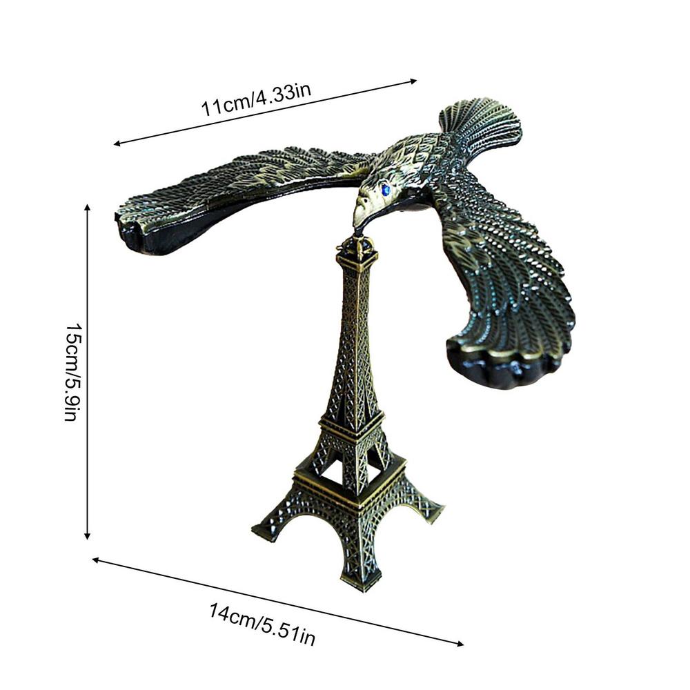 Office Decoration Alloy E-iffel Tower Model Balanced Bird Prop Balance Eagle Gravity Bird Miniature Figurines Toy Decor
Office Decoration Alloy E-iffel Tower Model Balanced Bird Prop Balance Eagle Gravity Bird Miniature Figurines Toy Decor