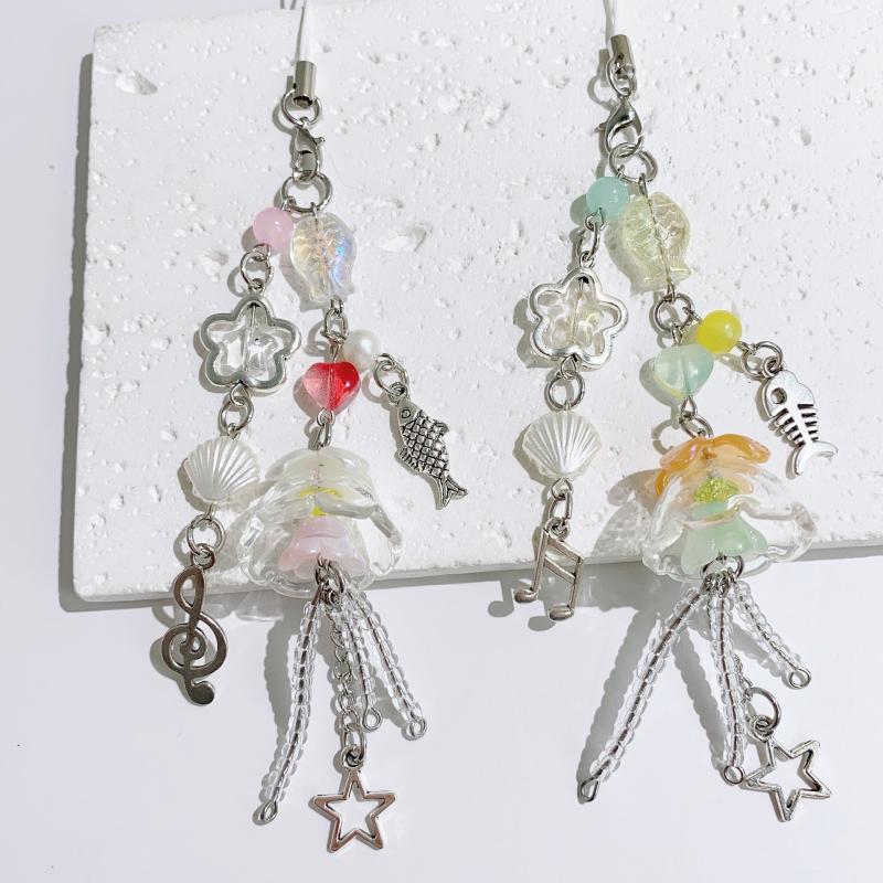 Girlish Original Design Personalized Wind Chime Mobile Phone Chain Anti-Lost Chain Crystal Glass Beads Ccd Ornaments рожевий
Girlish Original Design Personalized Wind Chime Mobile Phone Chain Anti-Lost Chain Crystal Glass Beads Ccd Ornaments рожевий