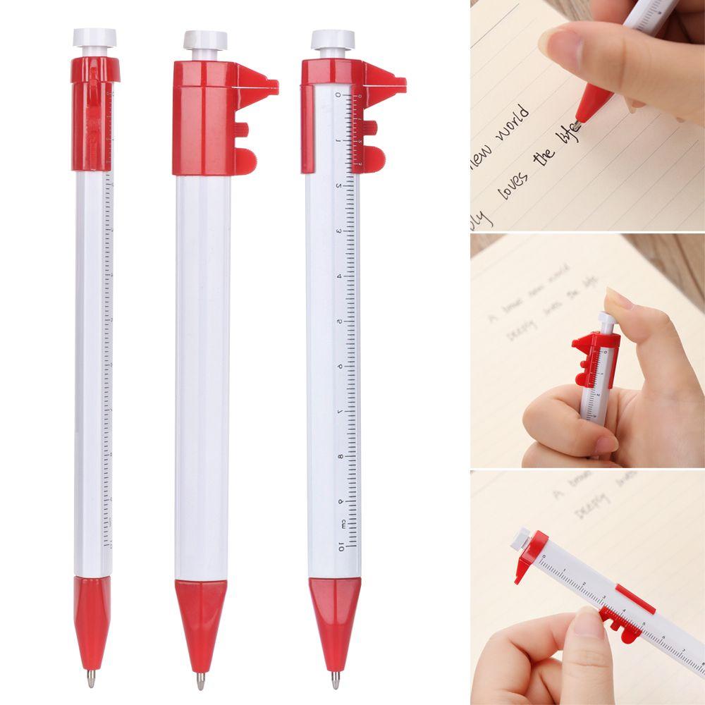 Stationery Measuring Unisex Rotating Scale Ruler Write Tool Vernier Calipers Pen Ballpoint
Stationery Measuring Unisex Rotating Scale Ruler Write Tool Vernier Calipers Pen Ballpoint
