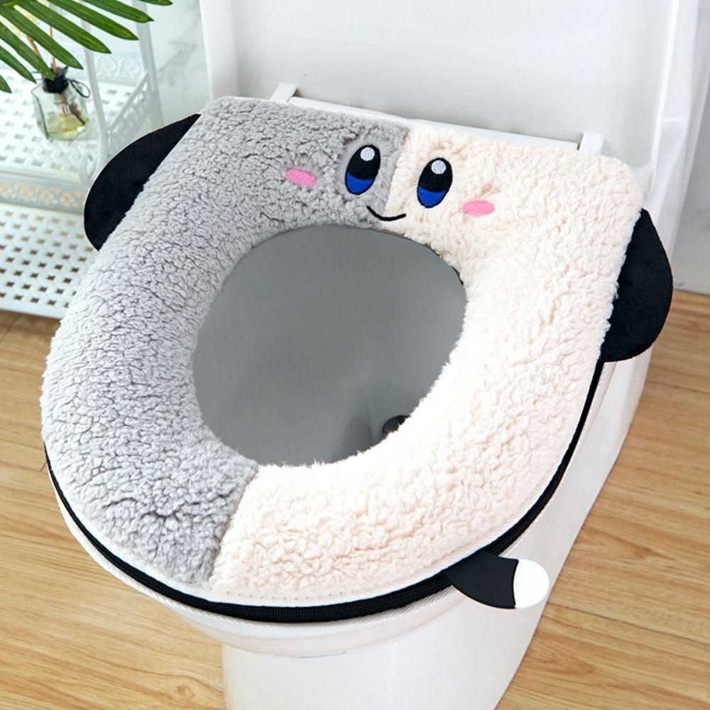 Zipper Cartoon Plush Toilet Seat Waterproof Toilet Cover Gasket Toilet Cushion Cover Lavatory сірий
Zipper Cartoon Plush Toilet Seat Waterproof Toilet Cover Gasket Toilet Cushion Cover Lavatory сірий
