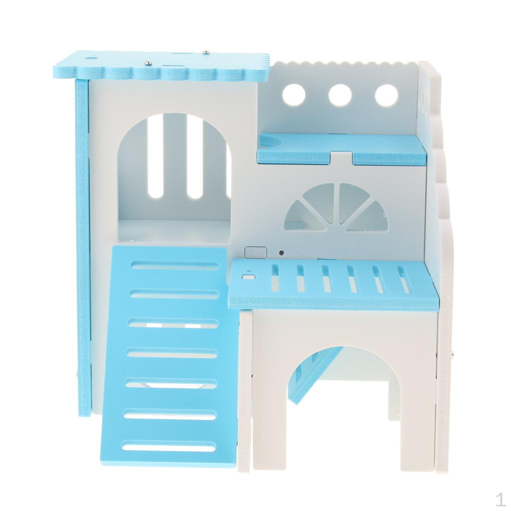 VILLA DESIGN Hamster House Exercise Toys for Rats (Dwarf Mouse) - Blue
VILLA DESIGN Hamster House Exercise Toys for Rats (Dwarf Mouse) - Blue
