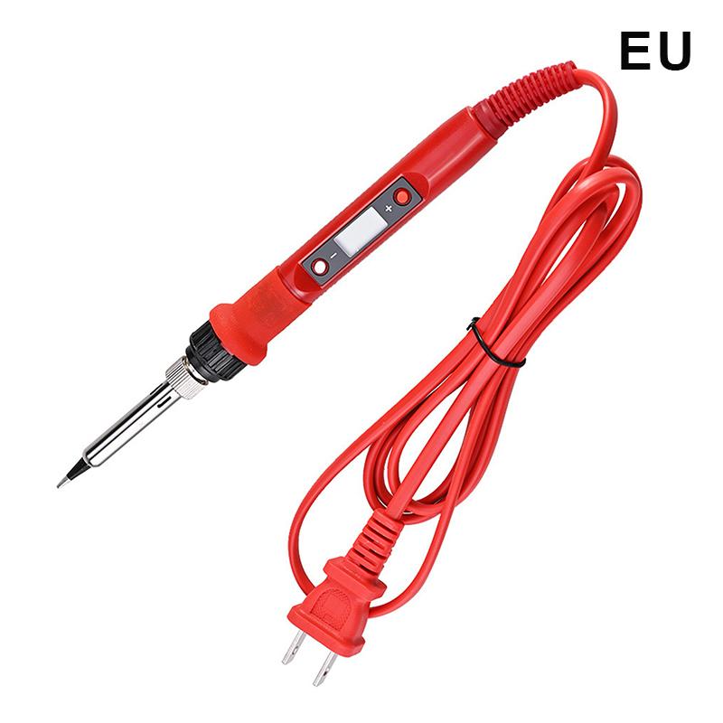 Цифровой паяльник 80 Вт с переключателем вкл/выкл, регулируемая температура, ЖК-дисплей, сварочные инструменты, керамический нагреватель, паяльные наконечники EU Plug красный
Цифровой паяльник 80 Вт с переключателем вкл/выкл, регулируемая температура, ЖК-дисплей, сварочные инструменты, керамический нагреватель, паяльные наконечники EU Plug красный