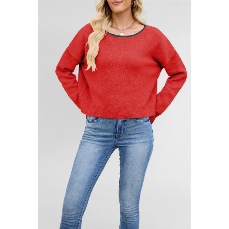 Новая женская одежда, хит продаж, осенне-зимний вязаный свитер с круглым вырезом, цветной, свободный, универсальный пуловер XL
Новая женская одежда, хит продаж, осенне-зимний вязаный свитер с круглым вырезом, цветной, свободный, универсальный пуловер XL