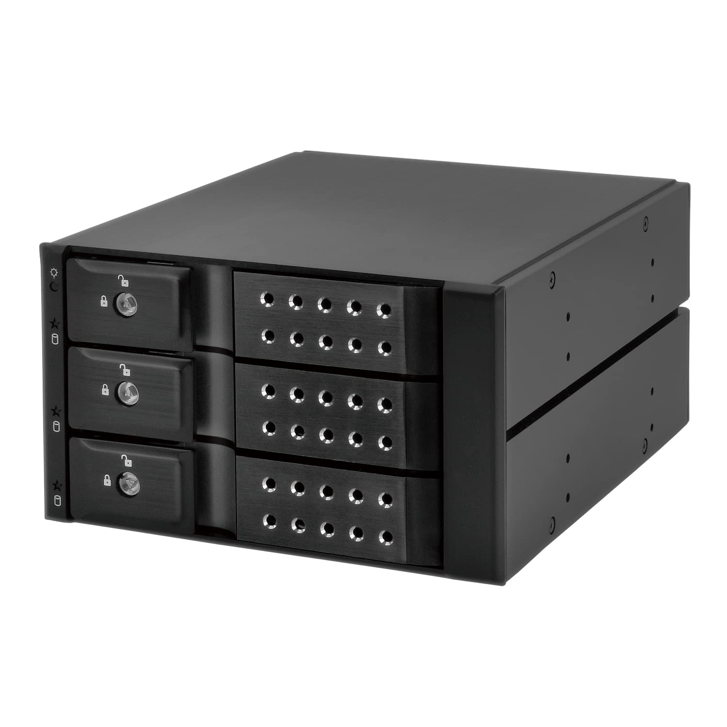 Century iStarUSA Series Removable Rack 3Bay Model V2 BPN-DE BPN-DE230SS-BK2_FP чорний
Century iStarUSA Series Removable Rack 3Bay Model V2 BPN-DE BPN-DE230SS-BK2_FP чорний