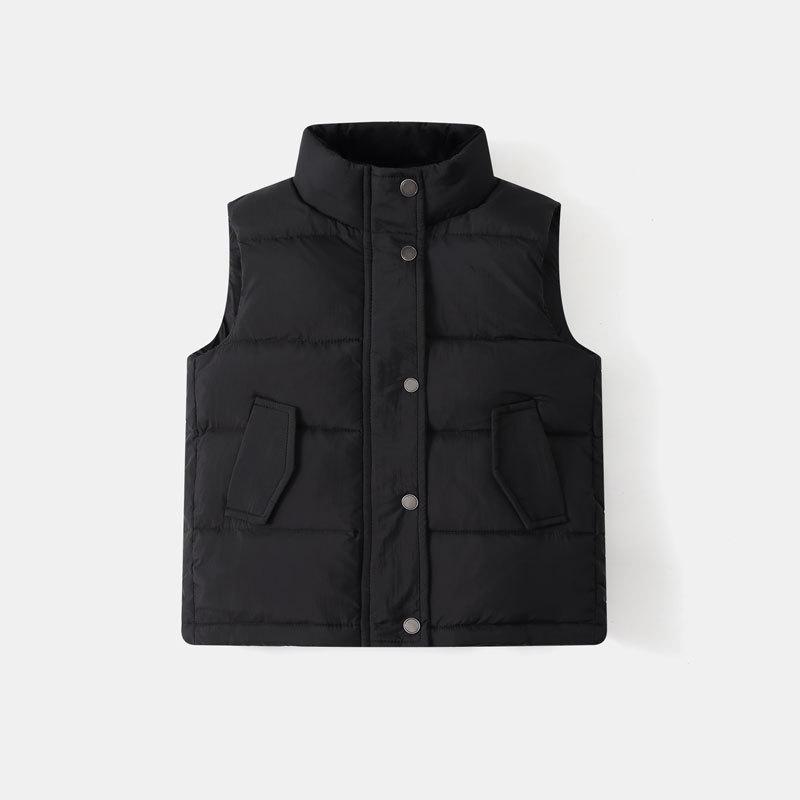 Детский зимний пуховый жилет со стойкой - Утепленная верхняя одежда в корейском стиле для мальчиков 140 cm чёрный
Детский зимний пуховый жилет со стойкой - Утепленная верхняя одежда в корейском стиле для мальчиков 140 cm чёрный