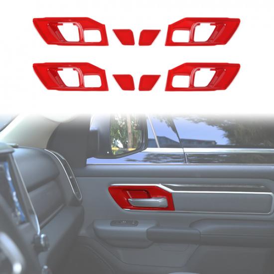 8pcs Interior Car Door Handle Bowl Cover Trim Frame for Dodge Ram 1500 2018+ Red
8pcs Interior Car Door Handle Bowl Cover Trim Frame for Dodge Ram 1500 2018+ Red