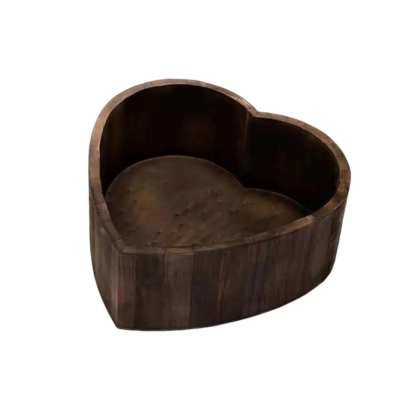 Baby Bed Set Heart Shape Box Vintage Wooden Basin Newborn Posing Gear Safe Photo Shooting Accessories For Newborn Portrait Props Other кофейный
Baby Bed Set Heart Shape Box Vintage Wooden Basin Newborn Posing Gear Safe Photo Shooting Accessories For Newborn Portrait Props Other кофейный