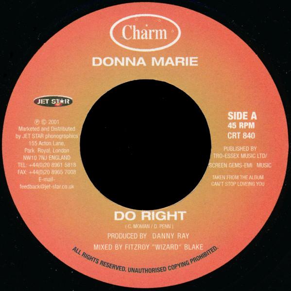 7-дюймовая пластинка DONNA MARIE Do Right Thin Little Lies CRT840 Charm 2001 UK Reggae Ska Dub Б/у
7-дюймовая пластинка DONNA MARIE Do Right Thin Little Lies CRT840 Charm 2001 UK Reggae Ska Dub Б/у