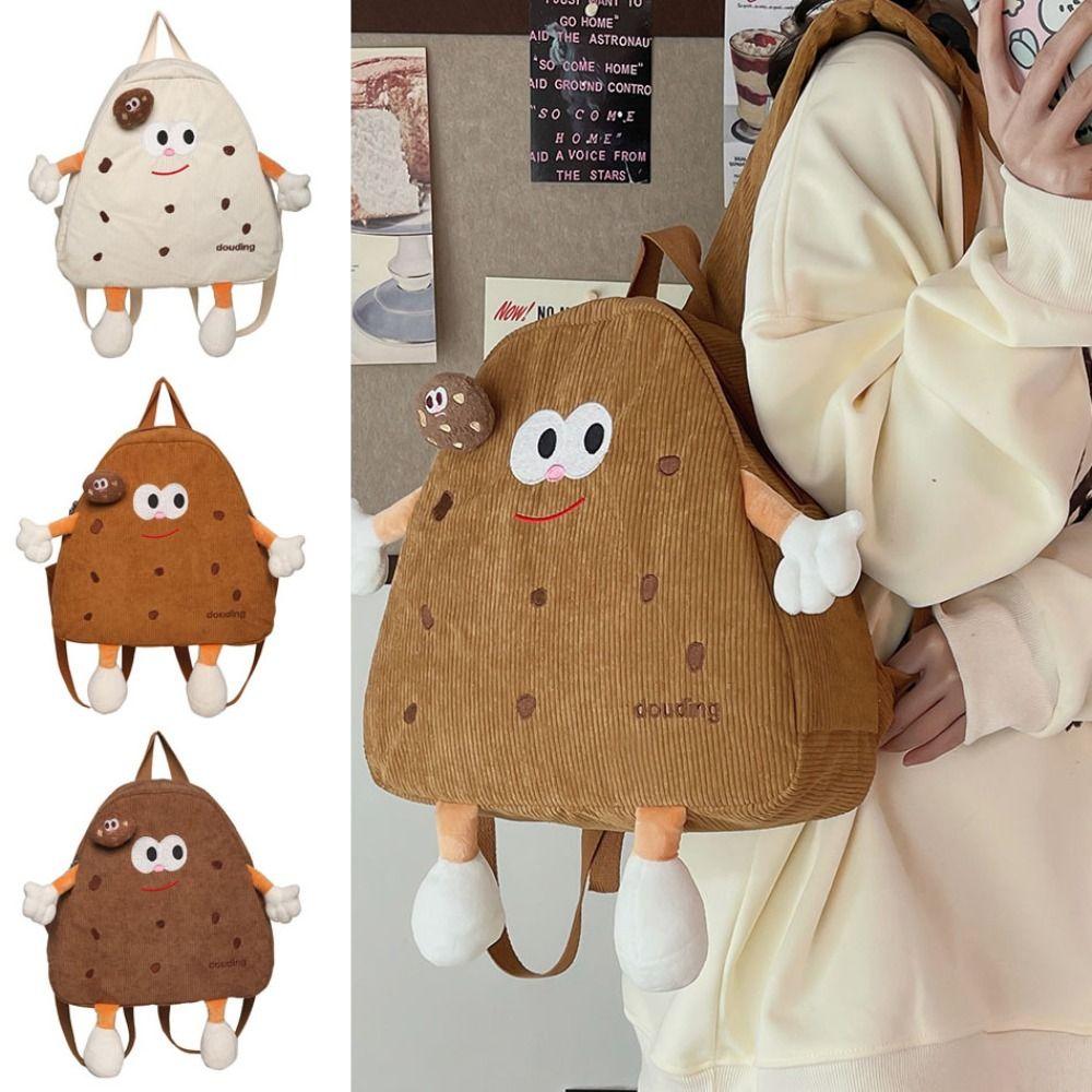 Cookie Design Biscuit Backpack Biscuit Design Plush Biscuit Bag Cookie Shoulders Bag Children Gift Style B
Cookie Design Biscuit Backpack Biscuit Design Plush Biscuit Bag Cookie Shoulders Bag Children Gift Style B