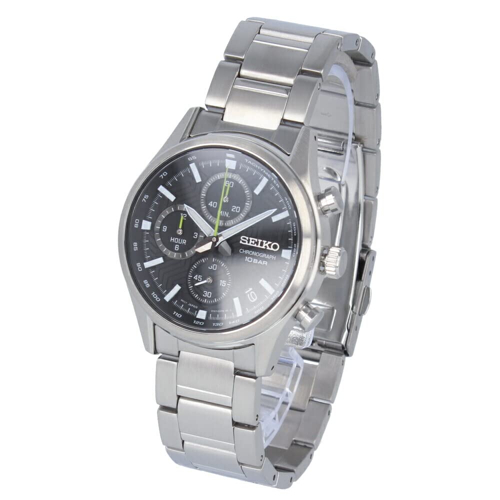 SEIKO Watch Men s Waterproof Quartz Analog Chronograph Stainless Steel Metal Silver Black SSB419P
SEIKO Watch Men s Waterproof Quartz Analog Chronograph Stainless Steel Metal Silver Black SSB419P