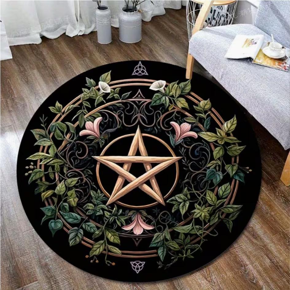 Magic Luck Sun Moon Flower Starry Rug Non Slip Soft Easy To Clean for Home Living Room Vacation House Decorative Floor Mat Home 100cm
Magic Luck Sun Moon Flower Starry Rug Non Slip Soft Easy To Clean for Home Living Room Vacation House Decorative Floor Mat Home 100cm