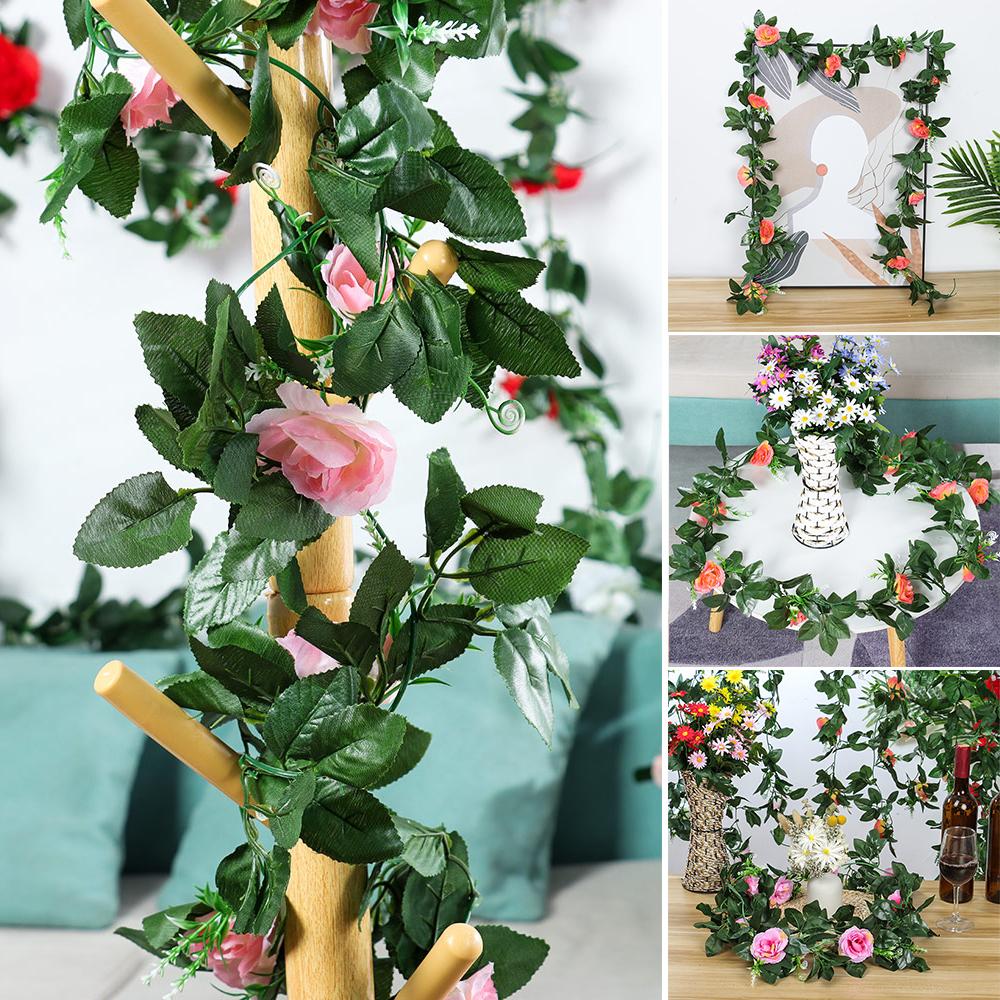 Hanging Garland Wedding Party Camellia Ivy Vine Artificial Flower Rose Leaf Garland Silk Roses
Hanging Garland Wedding Party Camellia Ivy Vine Artificial Flower Rose Leaf Garland Silk Roses