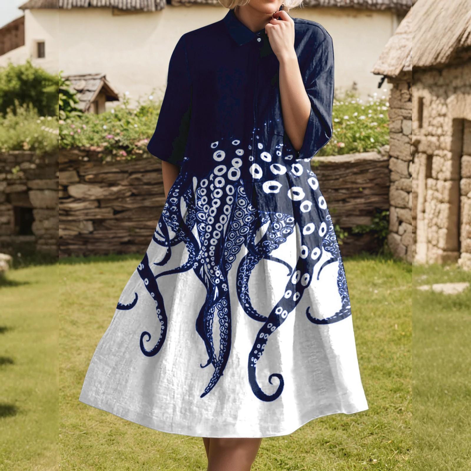 Платье для женщин элегантное повседневное со сборками, с лацканами на пуговицах, с коротким рукавом, длиной до колена L тёмно-синий
Платье для женщин элегантное повседневное со сборками, с лацканами на пуговицах, с коротким рукавом, длиной до колена L тёмно-синий