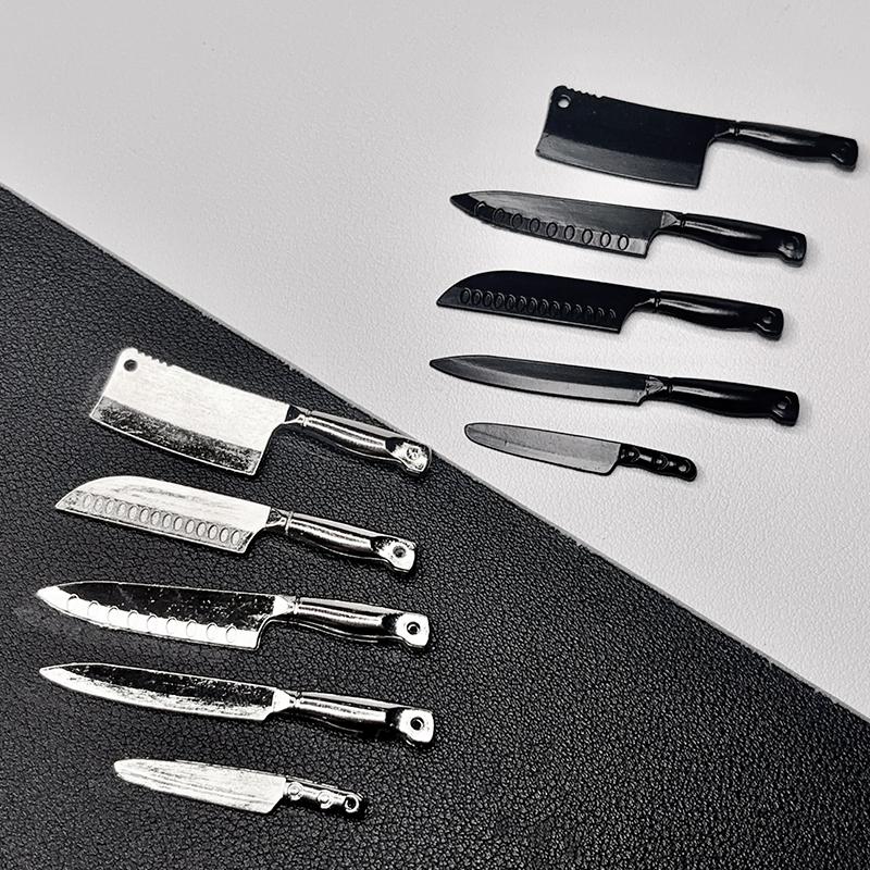 5Pcs/Set Alloy Mini Miniature DIY Dollhouse Doll Accessories Toys 1/6 Scale Cooking Utensils Model Kitchen Knife
5Pcs/Set Alloy Mini Miniature DIY Dollhouse Doll Accessories Toys 1/6 Scale Cooking Utensils Model Kitchen Knife