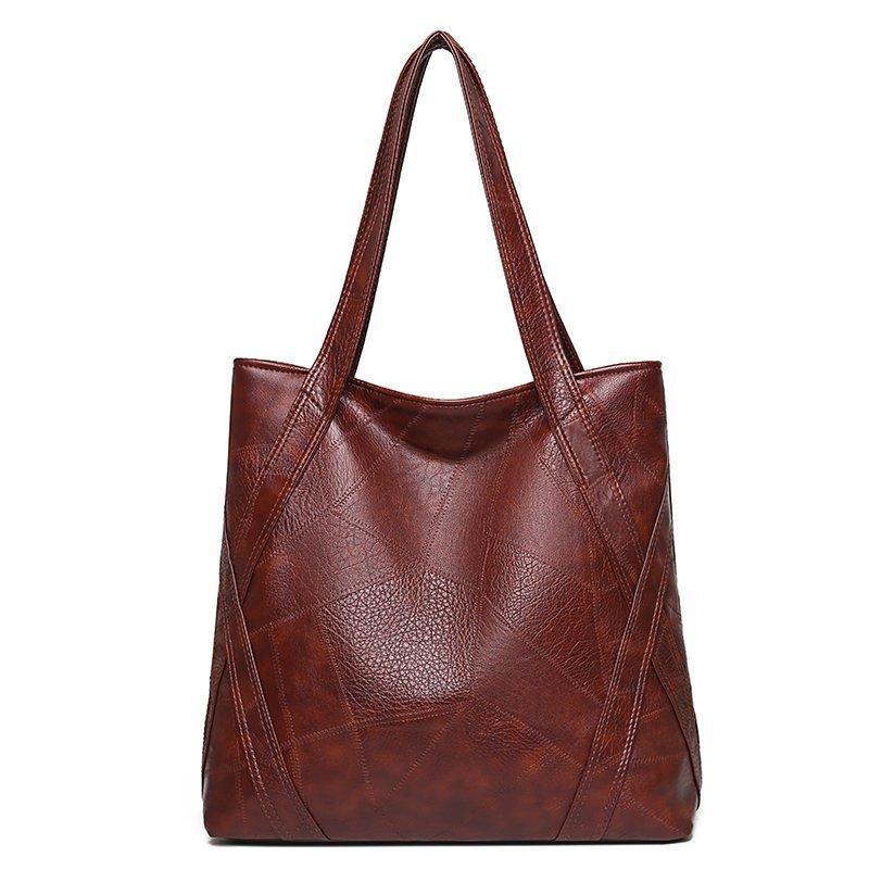 Tote Bag with Genuine Leather Texture Autumn Winter High-capacity Simplicity Advanced Feeling Versatile Unique Shoulder Bag
Tote Bag with Genuine Leather Texture Autumn Winter High-capacity Simplicity Advanced Feeling Versatile Unique Shoulder Bag
