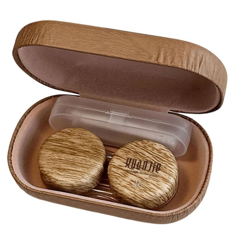 Stylish PU Contacts Lens Holder With Wearing Tool And Tweezers Eyewear Container Accessory for Travel Easy to Carry светло-коричневого
Stylish PU Contacts Lens Holder With Wearing Tool And Tweezers Eyewear Container Accessory for Travel Easy to Carry светло-коричневого