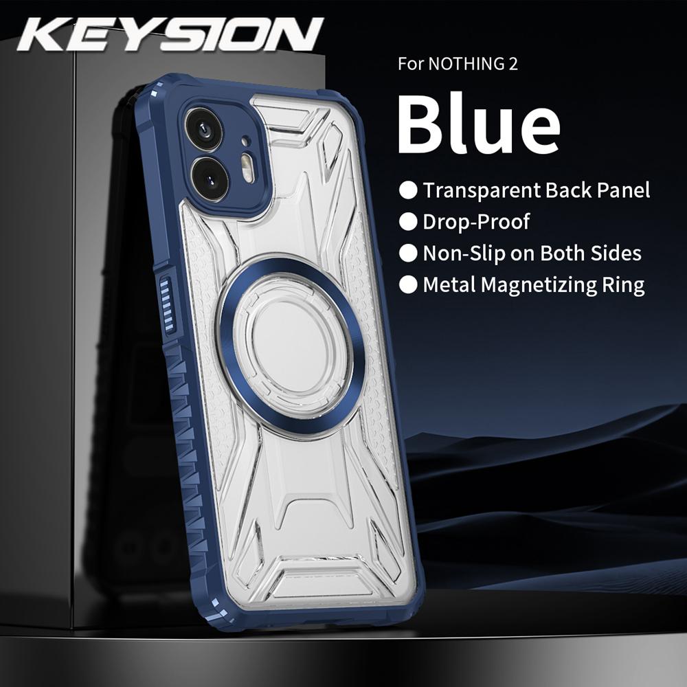 KEYSION Прозорий Магнітний Чохол для Nothing Phone 2 1 Силікон+ПК Надміцний Протиударний Чохол для Телефону для Nothing Phone 1 2 for Nothing Phone 2 синій
KEYSION Прозорий Магнітний Чохол для Nothing Phone 2 1 Силікон+ПК Надміцний Протиударний Чохол для Телефону для Nothing Phone 1 2 for Nothing Phone 2 синій