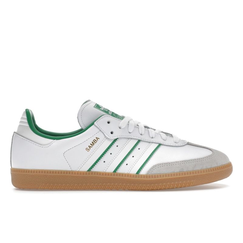 adidas Samba OG Cloud White Green Unisex Sneakers Crystal-White JI2044 43⅓ 
adidas Samba OG Cloud White Green Unisex Sneakers Crystal-White JI2044 43⅓