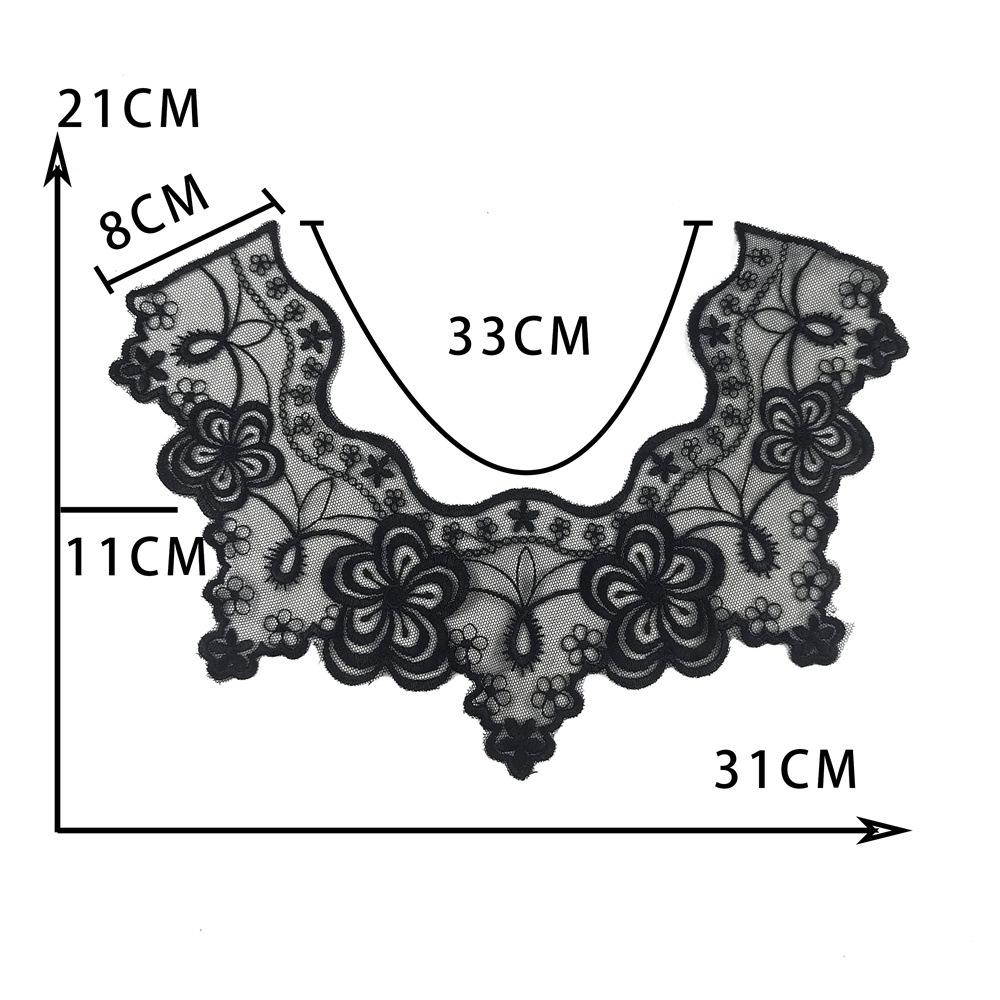 Black Organza V-Neck Front Leader Sub Diy Embroidery Sewing Collar Lace Decoration With Clothing Accessories Style 3033 organza front collar
Black Organza V-Neck Front Leader Sub Diy Embroidery Sewing Collar Lace Decoration With Clothing Accessories Style 3033 organza front collar