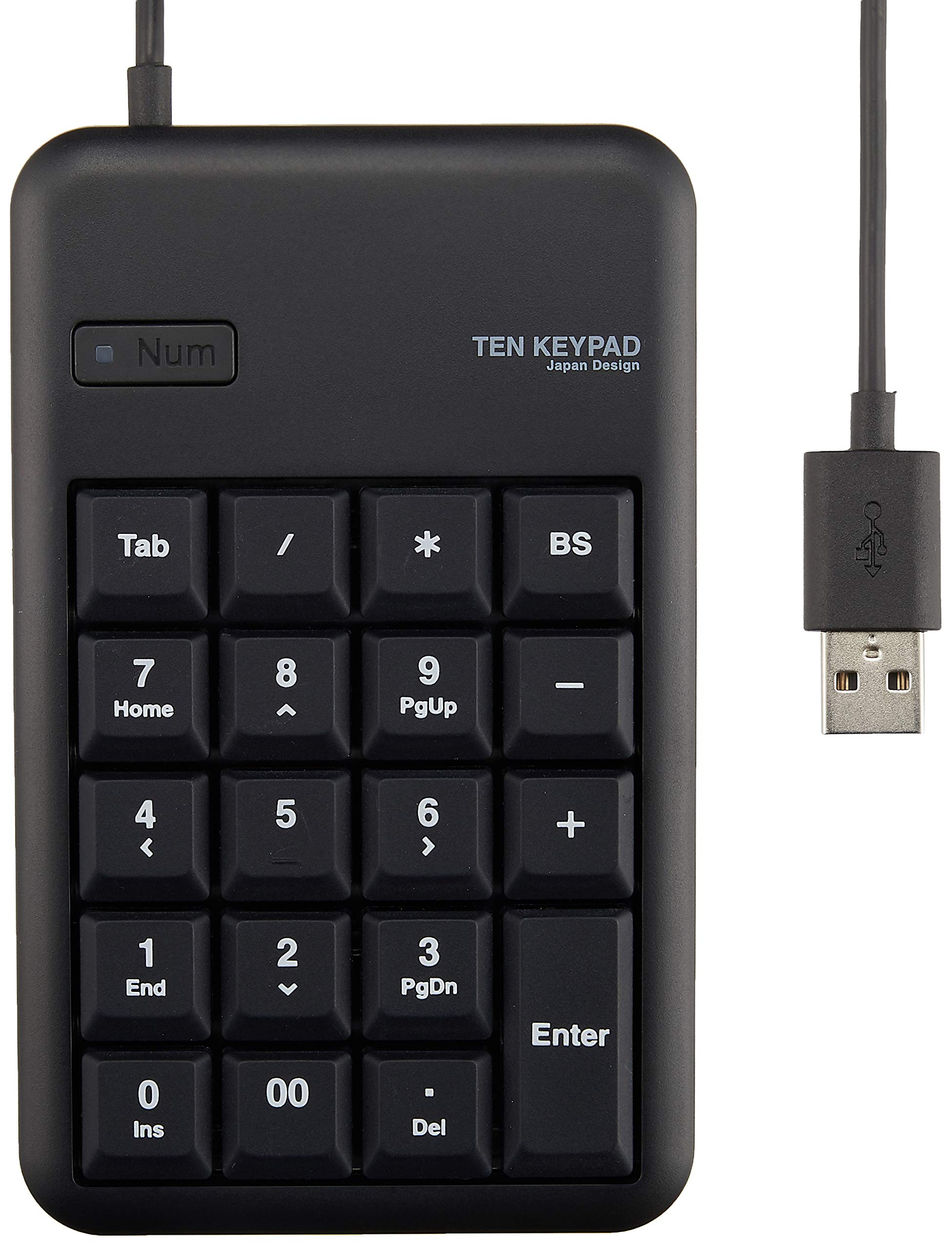 ELECOM Numeric Keypad Wired Membrane S Size with USB Port Heavy Duty Black TK-TCM014BK чорний
ELECOM Numeric Keypad Wired Membrane S Size with USB Port Heavy Duty Black TK-TCM014BK чорний