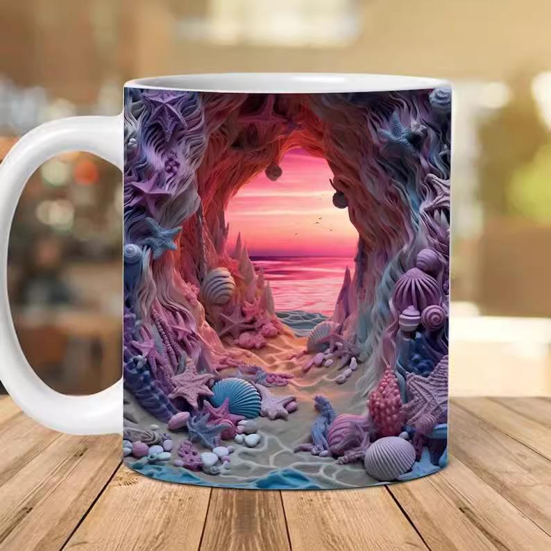3D Ocean Beach Ocean Ceramic Coffee Mark Cup Tea Cup Shark Dolphin Shell New 301-400ml
3D Ocean Beach Ocean Ceramic Coffee Mark Cup Tea Cup Shark Dolphin Shell New 301-400ml