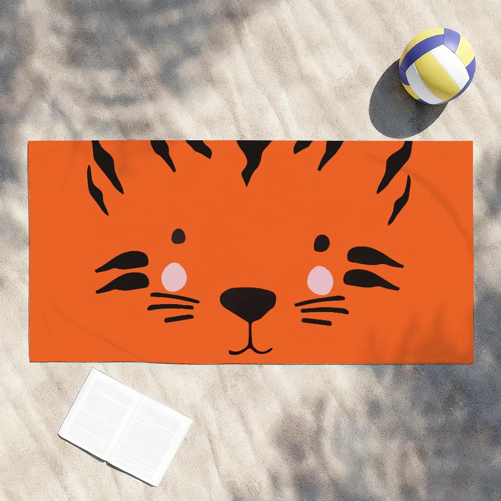Nordic Cute Tiger Expression Towel Shower Sauna Travel Spa Quick Dry Gym Accessories Soft Large Beach Towels W30*H60(CM)
Nordic Cute Tiger Expression Towel Shower Sauna Travel Spa Quick Dry Gym Accessories Soft Large Beach Towels W30*H60(CM)