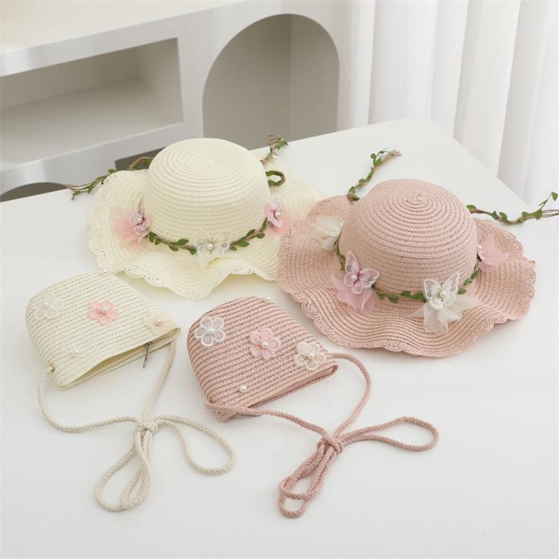Children s Straw Hat Set with Shoulder Straps Cute Flower Hat and Tote Bag, Girls Baby 2 Pieces Children s Sun Protection Accessories kids(52-54cm)
Children s Straw Hat Set with Shoulder Straps Cute Flower Hat and Tote Bag, Girls Baby 2 Pieces Children s Sun Protection Accessories kids(52-54cm)