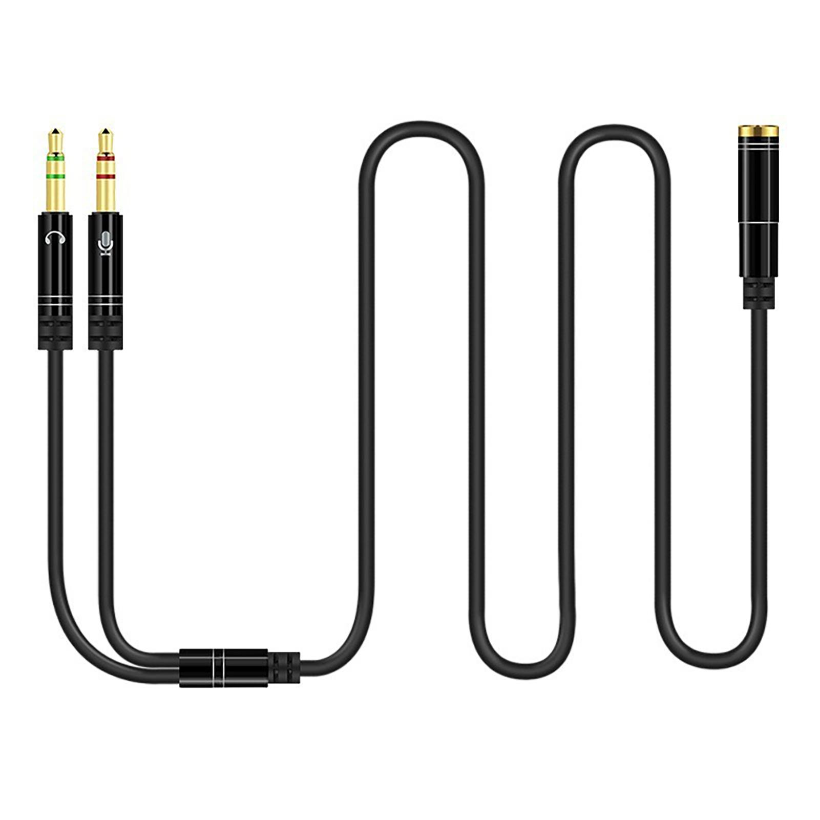 Audio Splitter Cable Distributor Adapter Socket Mobile Phone Headset to Laptop Earphone Microphone
Audio Splitter Cable Distributor Adapter Socket Mobile Phone Headset to Laptop Earphone Microphone